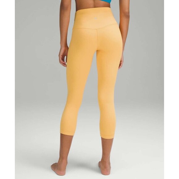 Lululemon Align High-Rise Crop 23"Mango Dream Size 10 - Picture 6 of 7